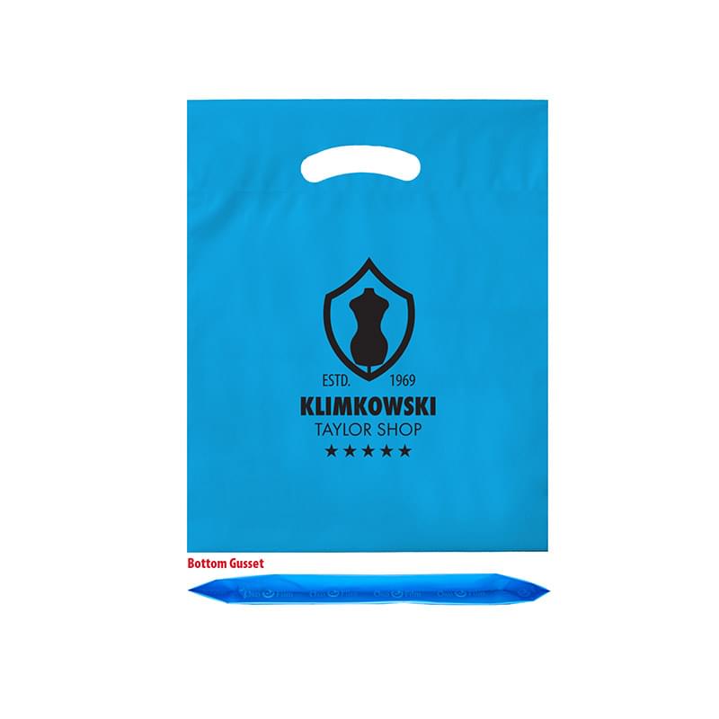 Oxo Reusable Fold-Over Reinforced Die Cut Bag |12x16x3| - Flexo Ink