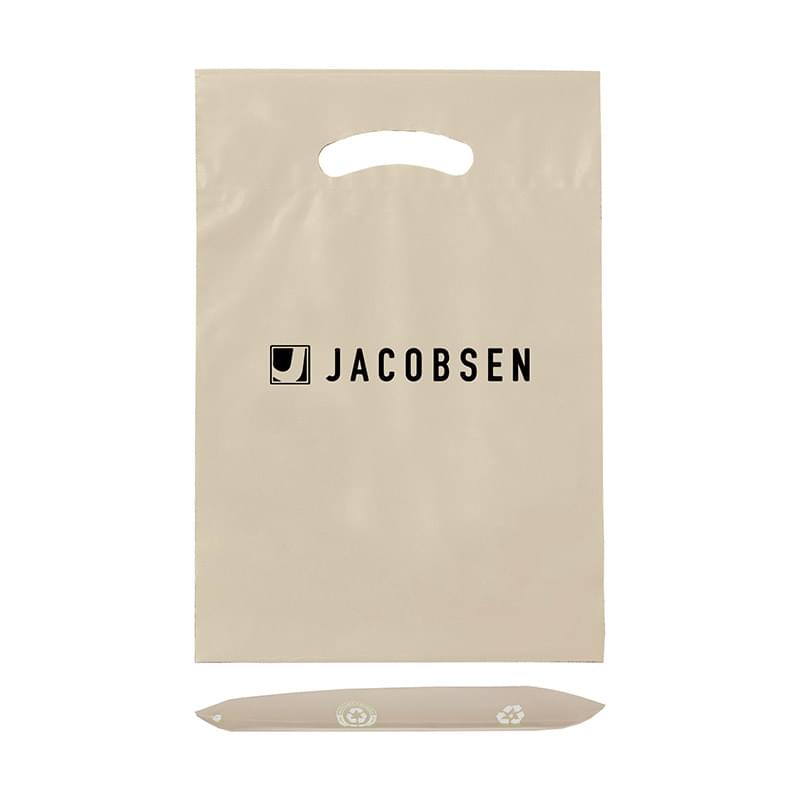 Fold-Over Reinforced Die Cut Bag |9x13x2| - Flexo Ink
