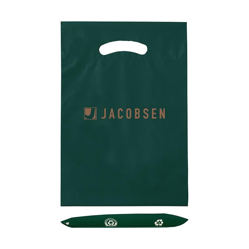 Fold-Over Reinforced Die Cut Bag |9x13x2| - Flexo Ink