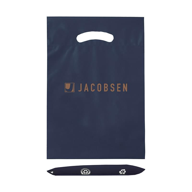 Fold-Over Reinforced Die Cut Bag |9x13x2| - Flexo Ink