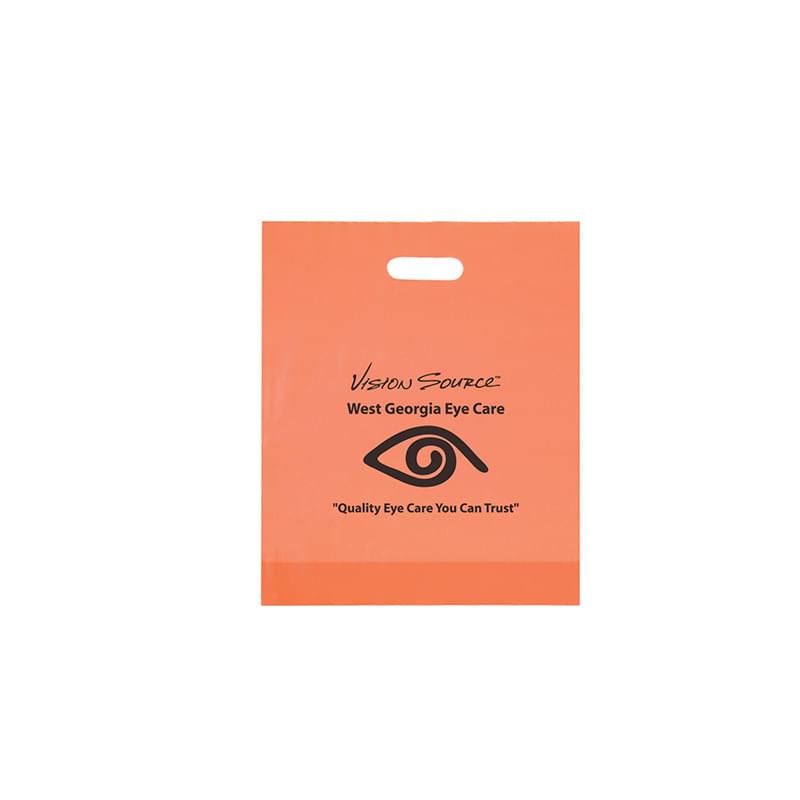 Frosted Die Cut Bag |12x15x3| - Flexo Ink