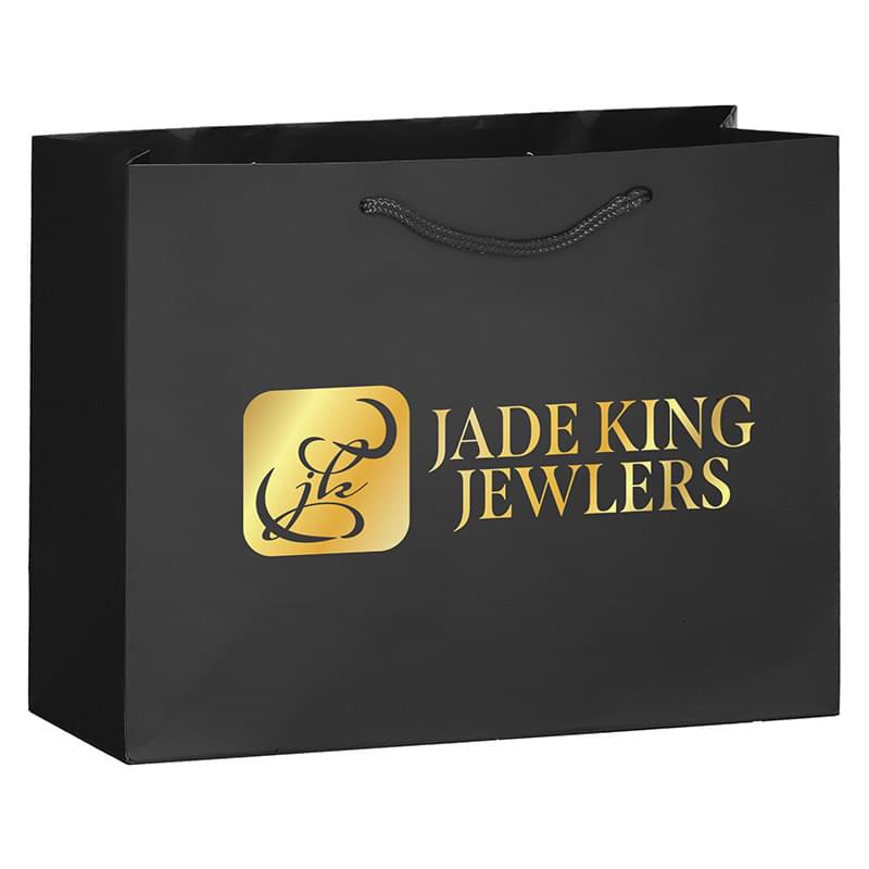 Gloss Laminated Euro Tote Bag |13x5x10| - Foil Stamp