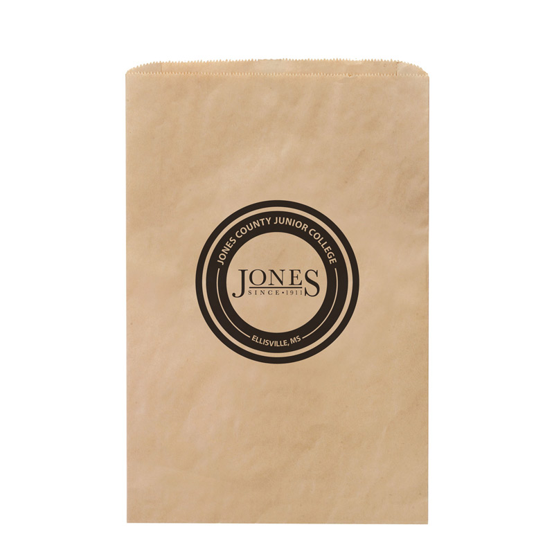 Natural Kraft Paper Merchandise Bag (14"x3"x21") - Flexo Ink