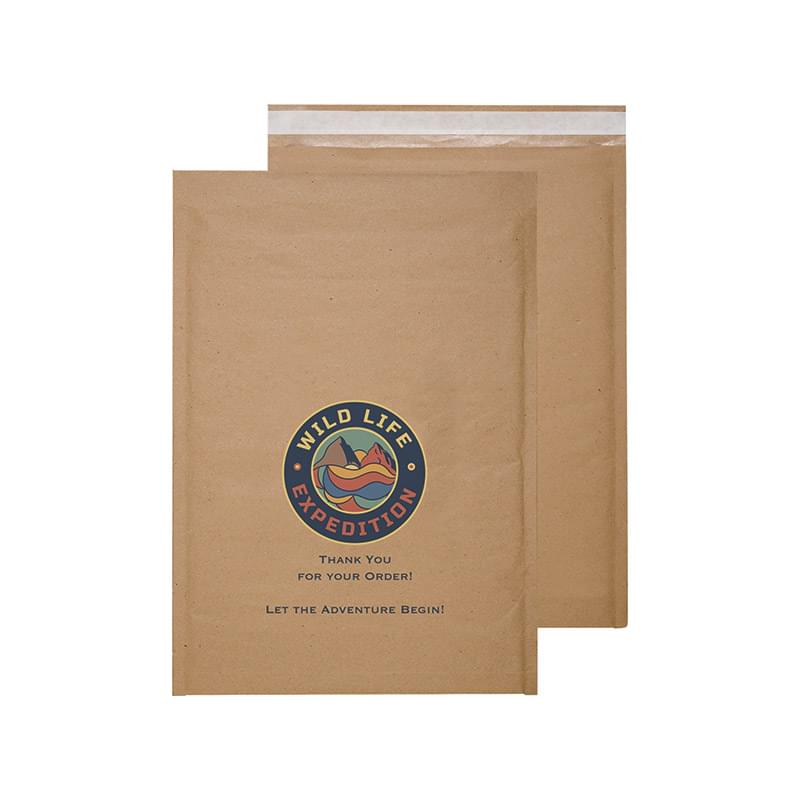 Natural Kraft Padded Mailer - DIGITAL SPLASH |9 1/2x14 1/4|