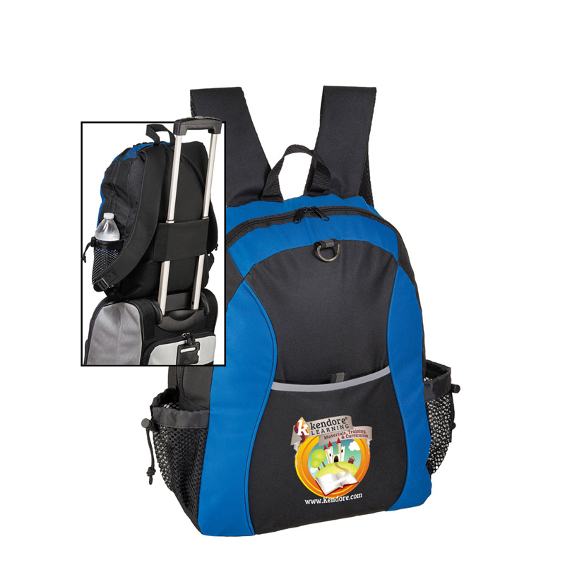 Polyester Backpack - 600-Denier w/Full color (14"x4"x18") - Color Evolution
