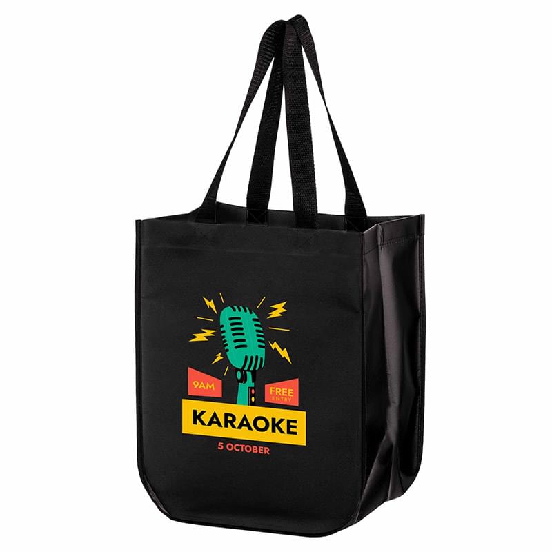 Matte Laminated Designer Tote Bag |12x8x15| - Color Evolution