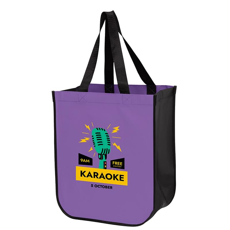 Matte Laminated Designer Tote Bag |12x8x15| - Color Evolution