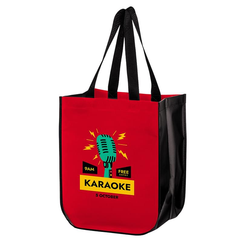 Matte Laminated Designer Tote Bag |12x8x15| - Color Evolution