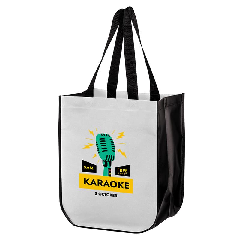 Matte Laminated Designer Tote Bag |12x8x15| - Color Evolution