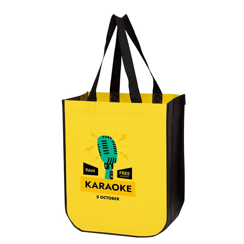 Matte Laminated Designer Tote Bag |12x8x15| - Color Evolution