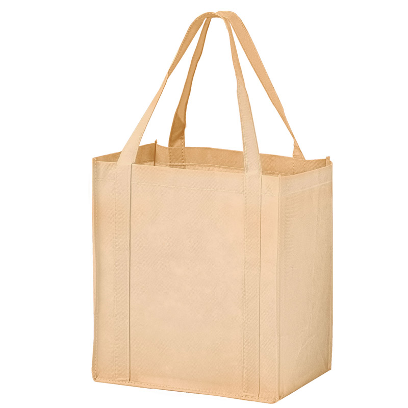 Recession Buster Non-Woven Grocery Tote Bag w/Insert and Full Color (12"x8"x13") - Color Evolution