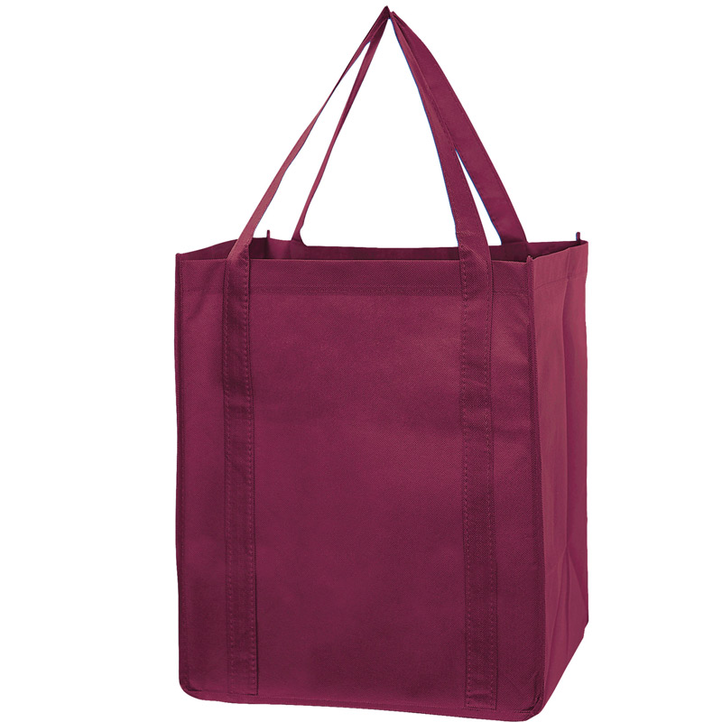 Recession Buster Non-Woven Grocery Tote Bag w/Insert (13"x10"x15") - Screen Print