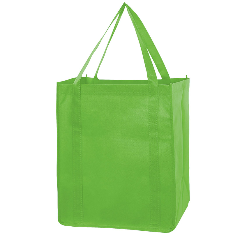 Recession Buster Non-Woven Grocery Tote Bag w/Insert (13"x10"x15") - Screen Print