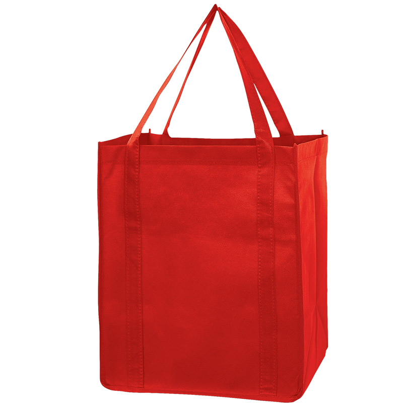 Recession Buster Non-Woven Grocery Tote Bag w/Insert (13"x10"x15") - Screen Print