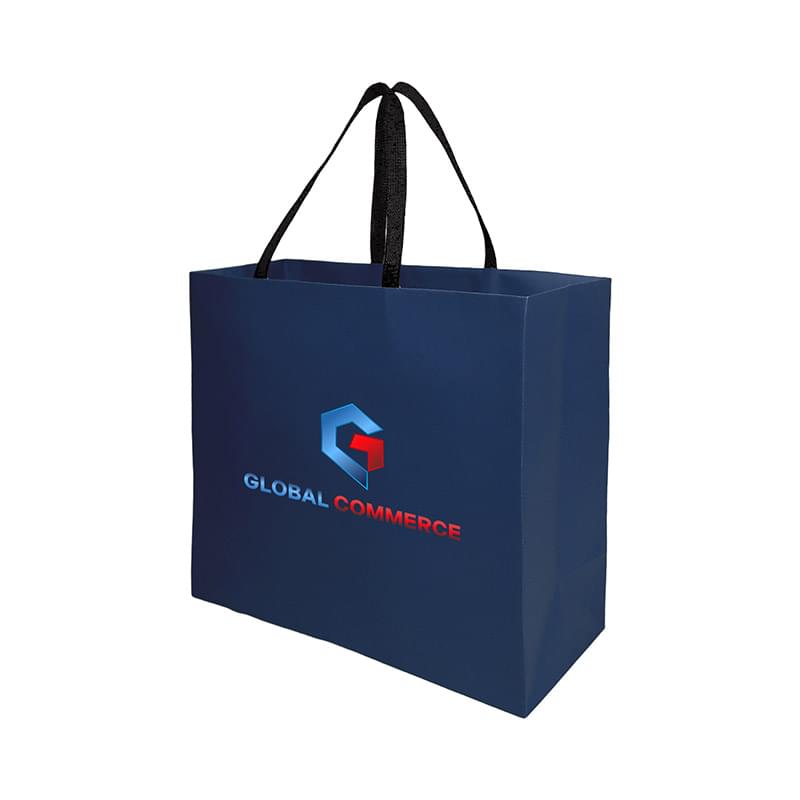 Sugarcane Paper Sustainable Bag with Embedded Web-Style Paper Handle |16x6x12| - Color Evolution