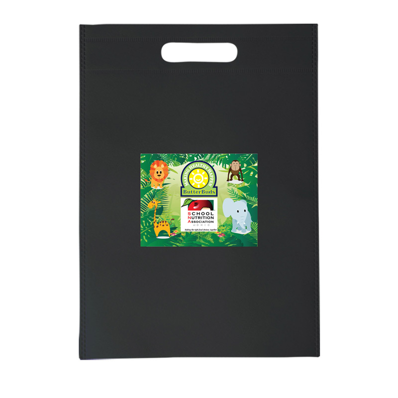 Recession Buster Non-Woven Die Cut Bag w/Full Color (10"x14") - Color Evolution