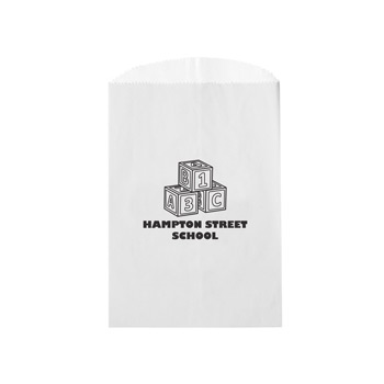 Unlined Paper Gourmet Cookie, Candy, & Nut Bag (4 3/4"x6 3/4") - Flexo Ink