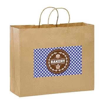 Natural Kraft Twisted Paper Handle Shopper |16x6x12| - Color Evolution