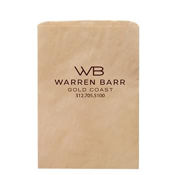 Natural Kraft Merchandise Bag |6 1/2x9 1/4| - Flexo Ink