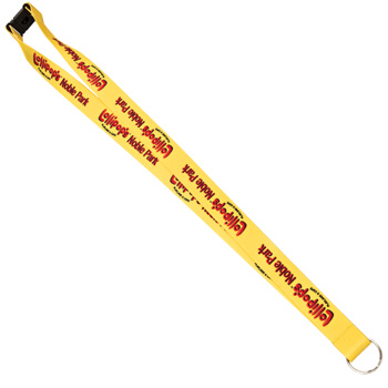Sublimated 100% Polyester Lanyards with O-Ring (3/4"x36") - Sublimation