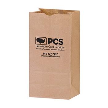 Natural Kraft 12# Nail and Coin Bag |7x4 1/2x13 1/4| - Flexo Ink