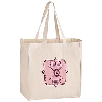 Cotton Canvas Grocery Bag |12x8x13| - Screen Print