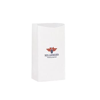 White Kraft 2# SOS Bag - DIGITAL SPLASH  |4 1/4x2 3/8x8 3/16| - Full Color/CMYK