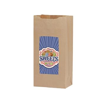 Natural Kraft 4# SOS Bag - DIGITAL SPLASH |5x3 1/8x9 5/8|