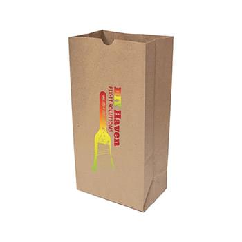 Natural Kraft Heavy Duty Coin & Nail Bag - DIGITAL SPLASH |6 1/4 x 4 x 13 1/4|