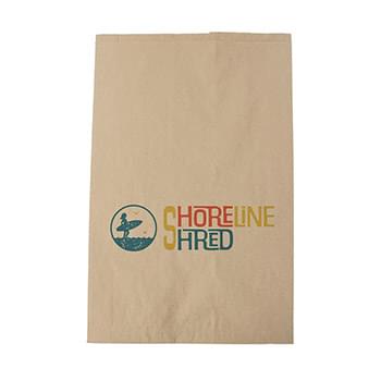 Natural Kraft Merchandise Bag - DIGITAL SPLASH |12 x 2 3/4 x 18|