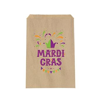 Natural Kraft Merchandise Bag - DIGITAL SPLASH |6 1/2 x 9 1/4|