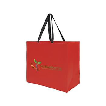 Sugarcane Paper Sustainable Bag with Embedded Web-Style Paper Handle |13x5x10| - Color Evolution
