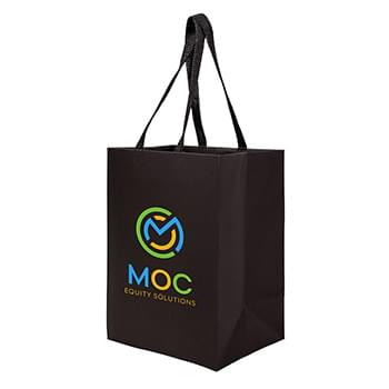 Sugarcane Paper Sustainable Bag with Embedded Web-Style Paper Handle |8x5x10| - Color Evolution