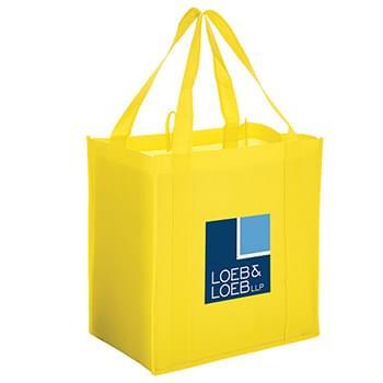 Heavy Duty Non-Woven Grocery Tote Bag with Insert |12x8x13| - Color Evolution